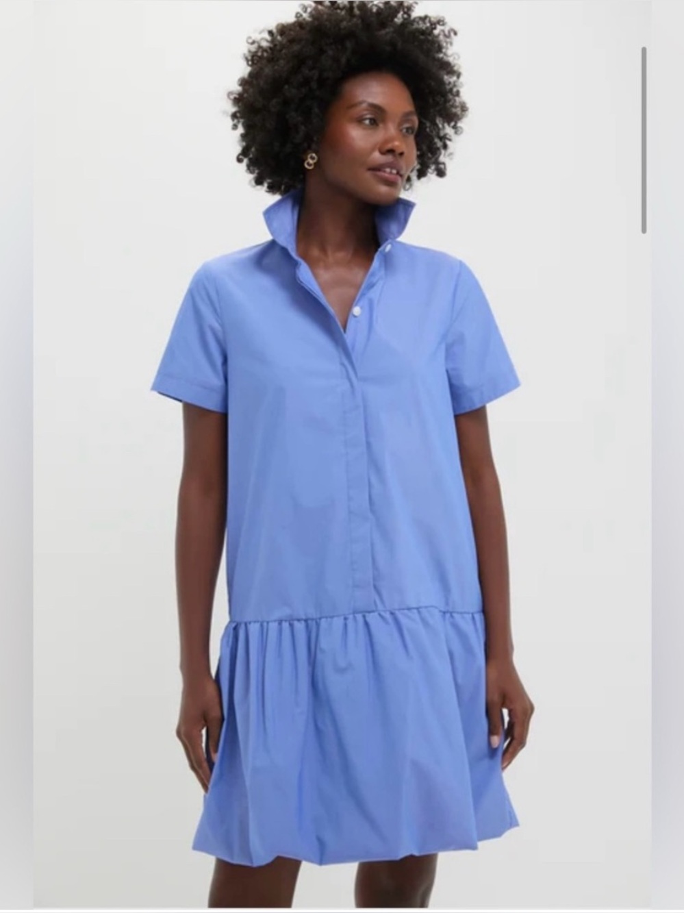 NWT Tuckernuck Sail Blue Martine Bubble Mini Dress- M